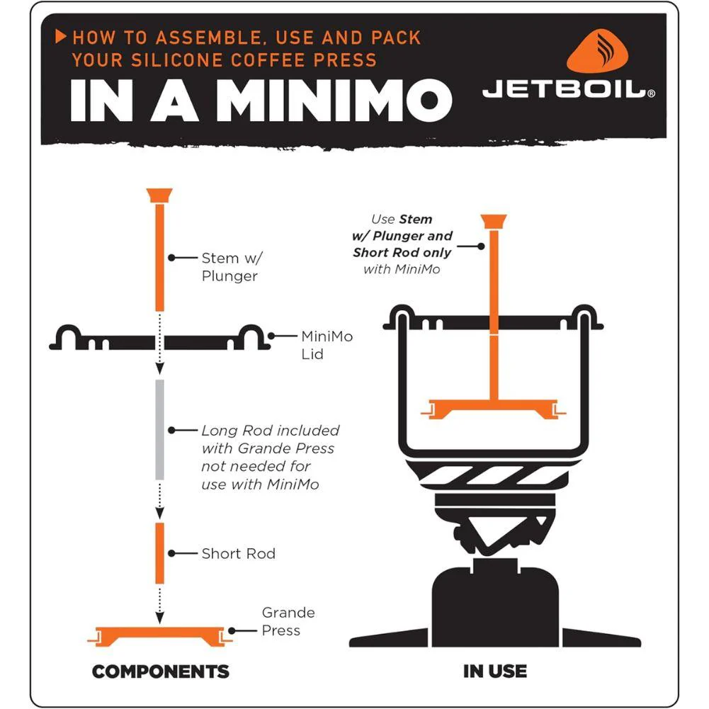 Jetboil Grande Silicone Coffee Press - Image 6