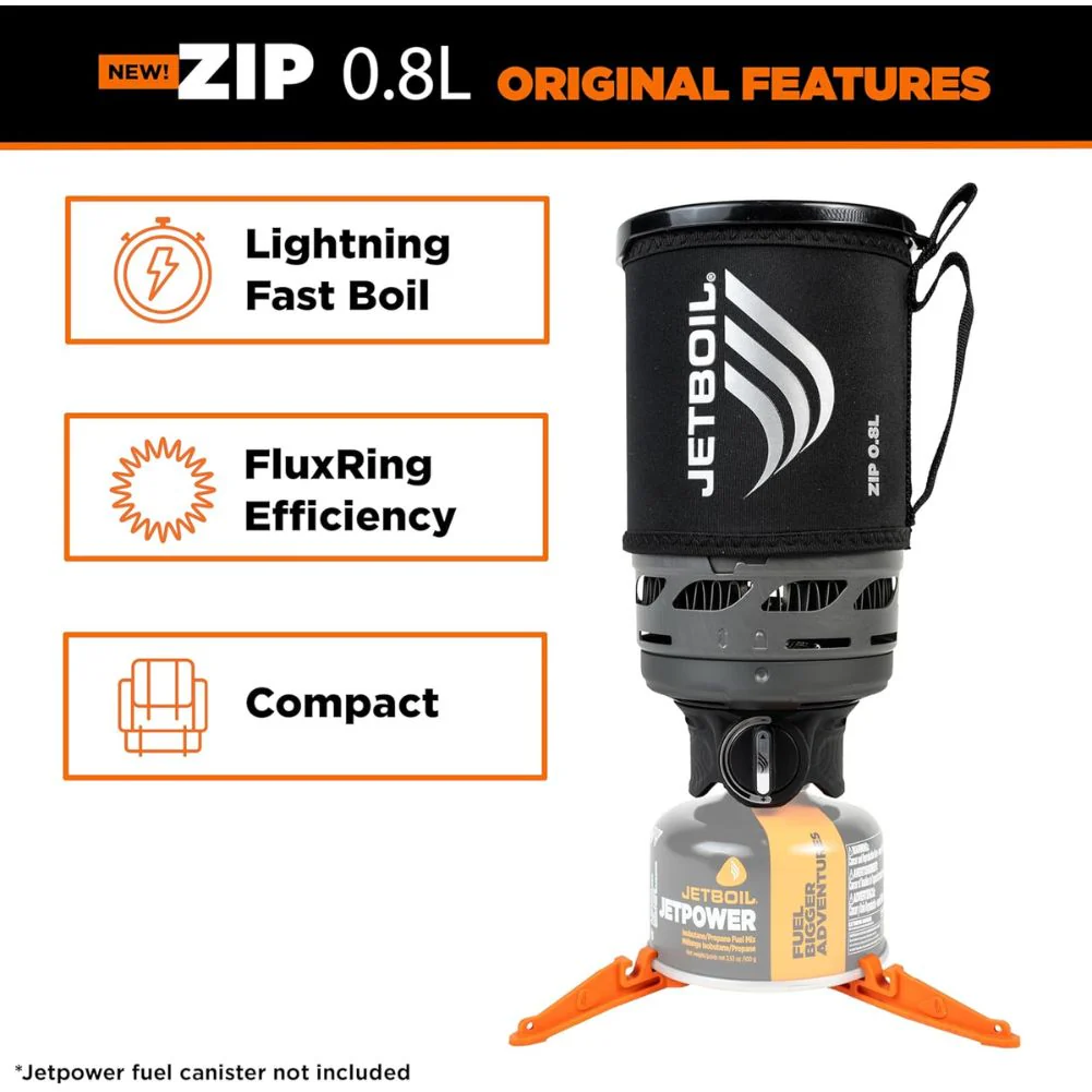 Jetboil Zip 0.8L Fast Boil Stove System (Carbon) - Image 16