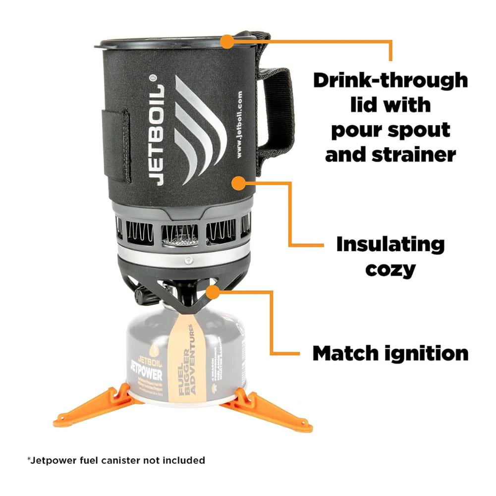 Jetboil ZIP Fast Boil Personal Cook System (Carbon) - Image 4