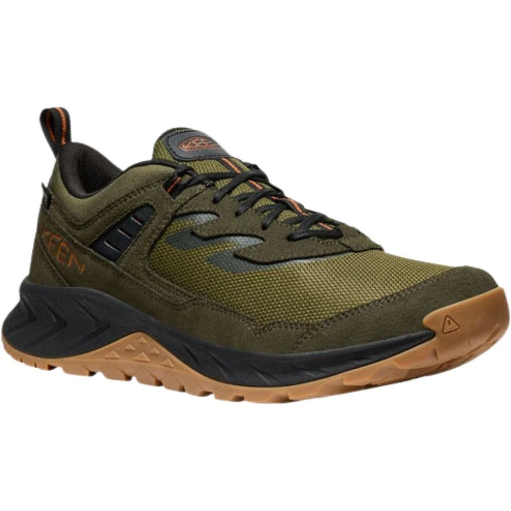 Keen Men’s Hightrail Waterproof Hiking Shoe (Winter Moss/Gold Flame) - Image 3