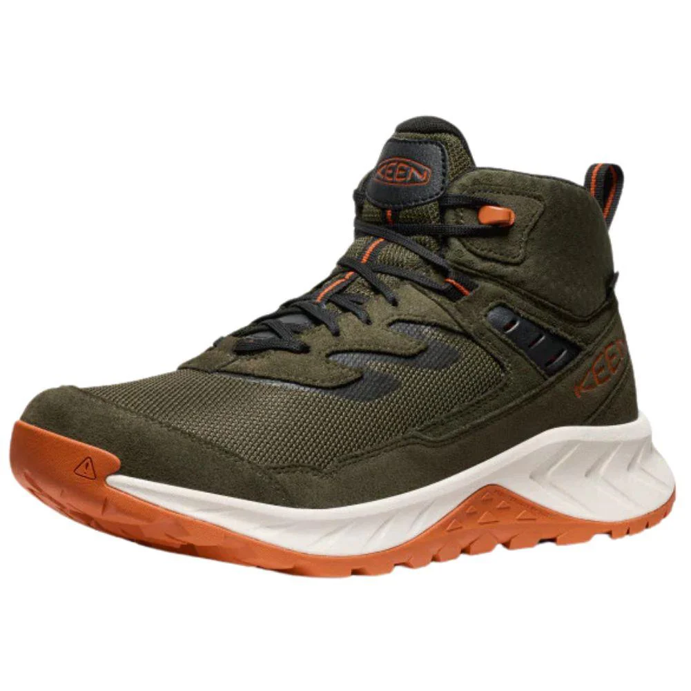 Keen Men's Hightrail Waterproof Hiking Boot (Forest Night/Gold Flame) - Image 3