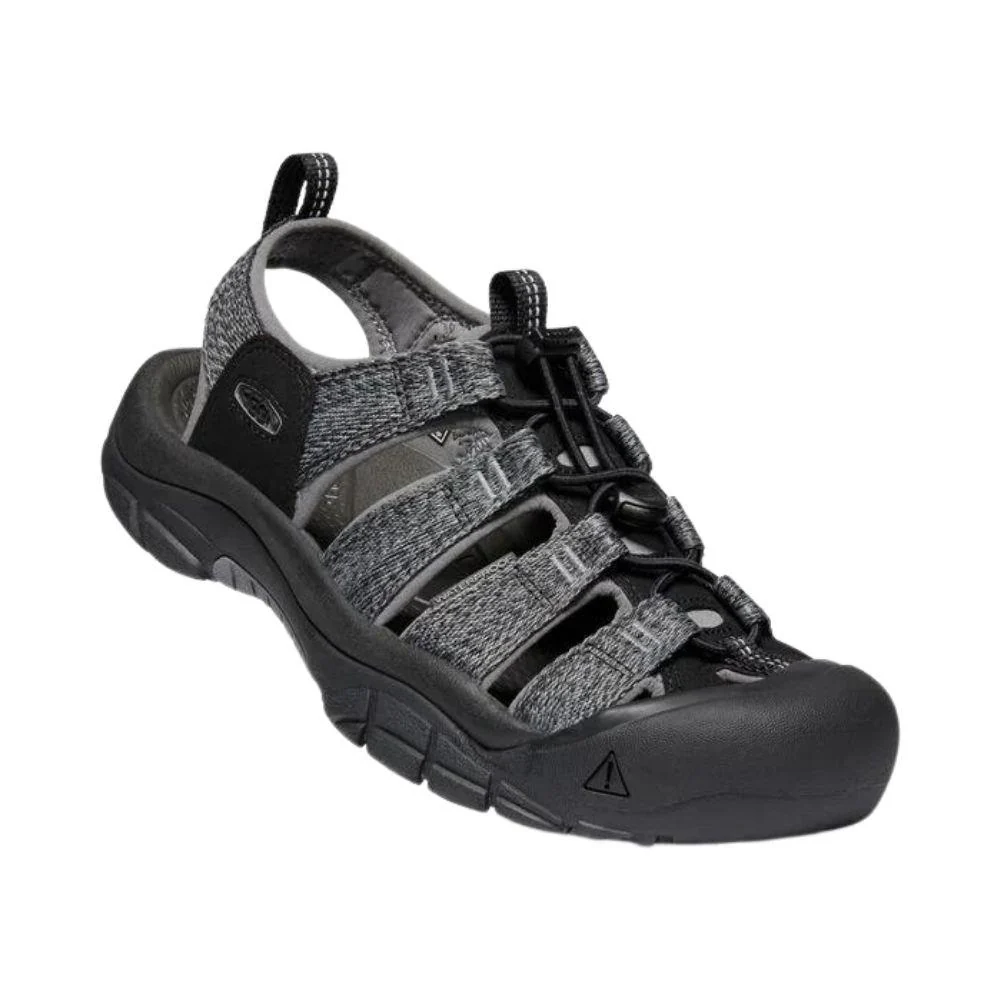 Keen Men's Newport H2 Sandals (Black/Steel Grey) - Image 2