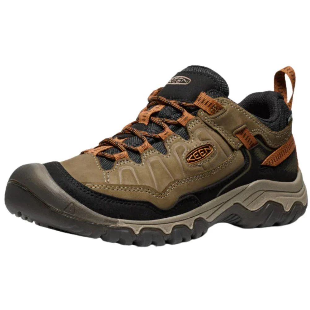 Keen Men's Targhee IV Waterproof Hiking Shoe (Sea Turtle/Roasted Pecan) - Image 3