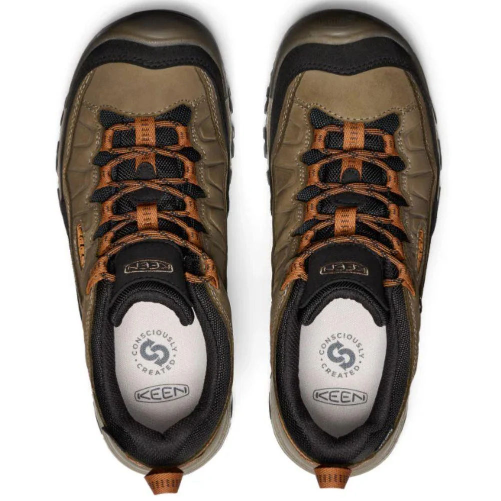 Keen Men's Targhee IV Waterproof Hiking Shoe (Sea Turtle/Roasted Pecan) - Image 4