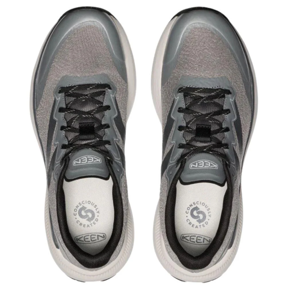Keen Men's WK500 Walking Shoe (Steel Grey/Magnet) - Image 2