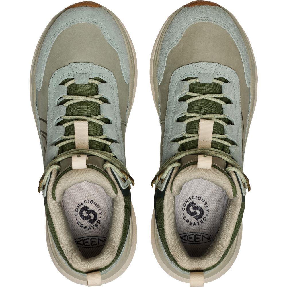 Keen Women's Leiki Waterproof Leather Hiking Boot (Iceberg Green/Bronze Green) - Image 5