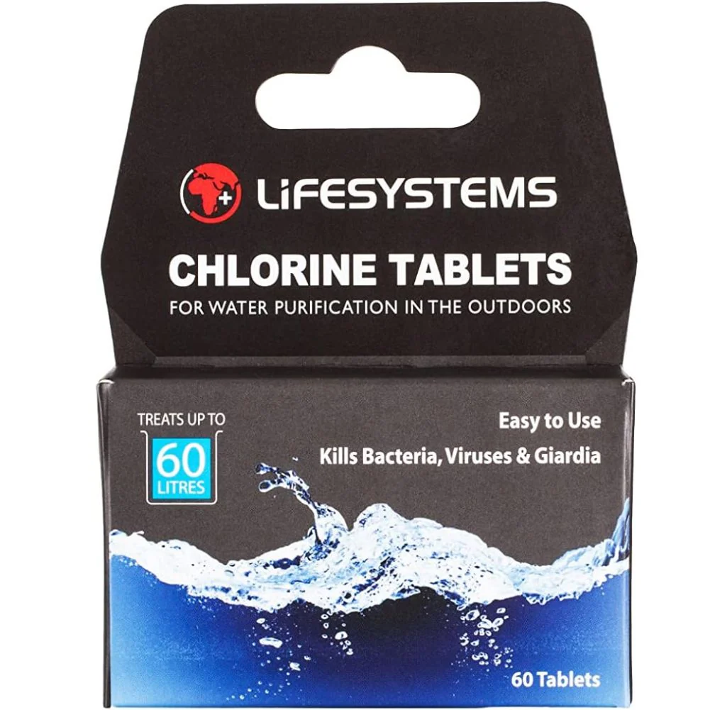 Lifesystems Chlorine Water Purification Tablets
