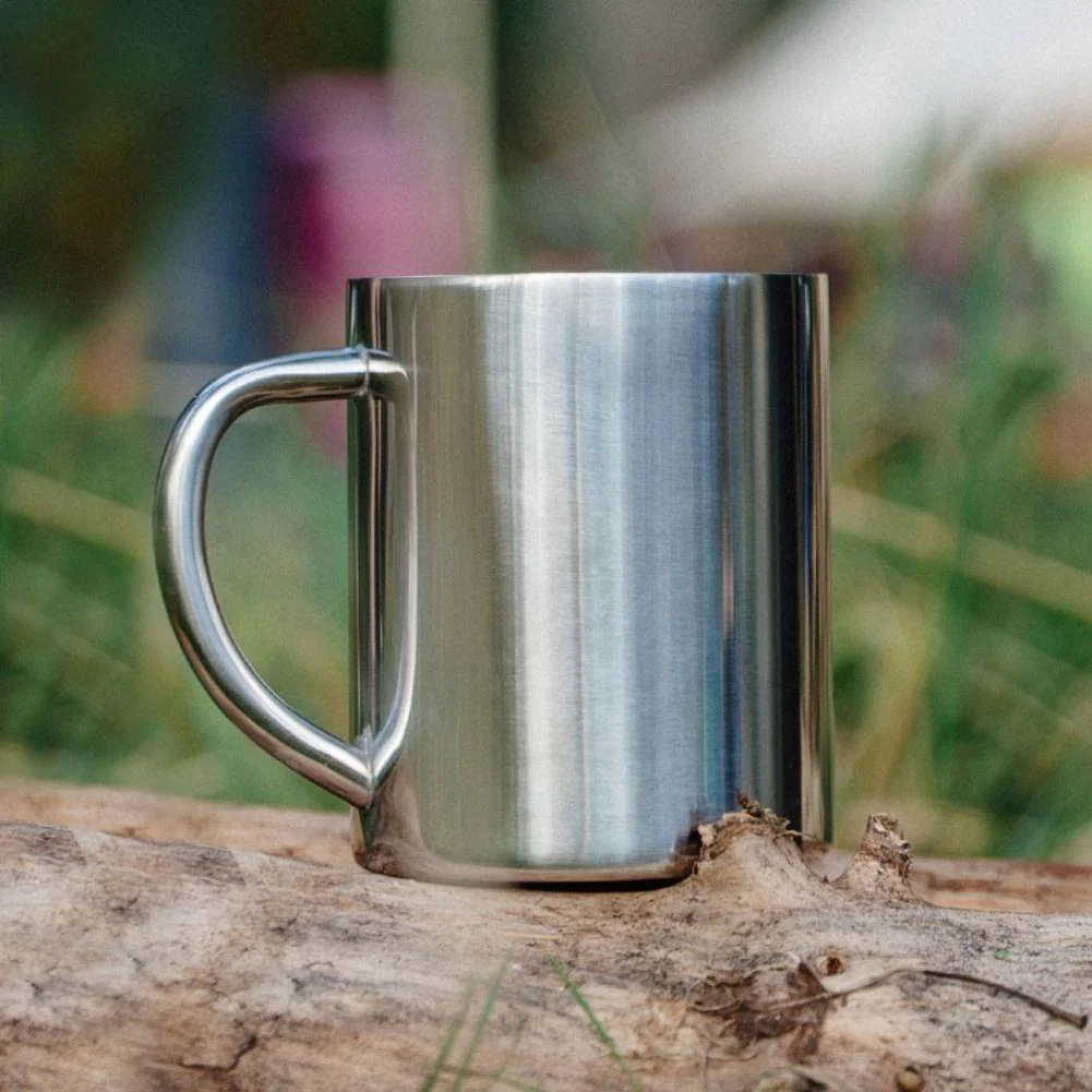 Lifeventure Stainless Steel Camping Mug (230ml) - Image 4