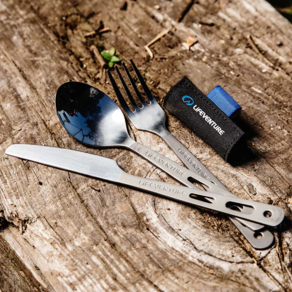 LifeVenture Titanium Cutlery Set - Image 5