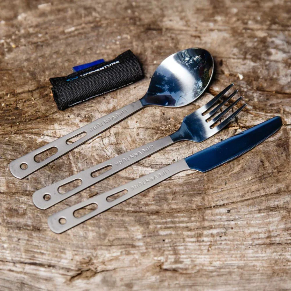 LifeVenture Titanium Cutlery Set - Image 6