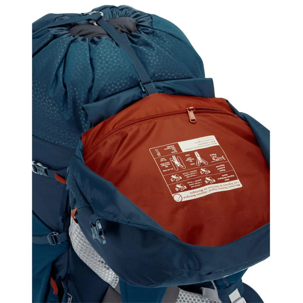 Lowe Alpine Yacuri 65L Trekking Pack- M/L (Tempest Blue) - Image 21