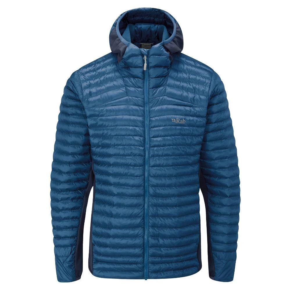 Rab Men's Cirrus Flex 2.0 Insulated Hoody Synthetic Jacket (Denim)