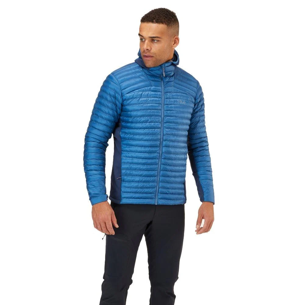 Rab Men's Cirrus Flex 2.0 Insulated Hoody Synthetic Jacket (Denim) - Image 3