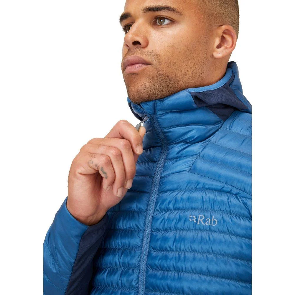 Rab Men's Cirrus Flex 2.0 Insulated Hoody Synthetic Jacket (Denim) - Image 8
