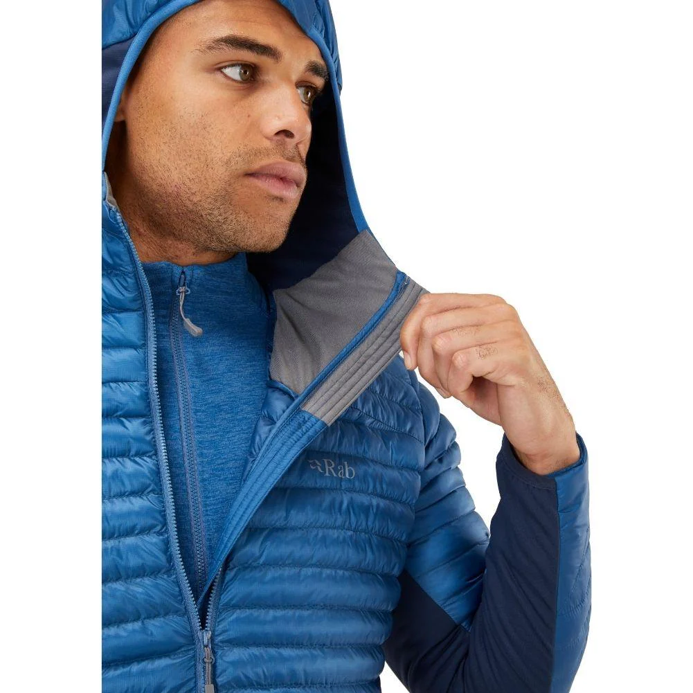 Rab Men's Cirrus Flex 2.0 Insulated Hoody Synthetic Jacket (Denim) - Image 9