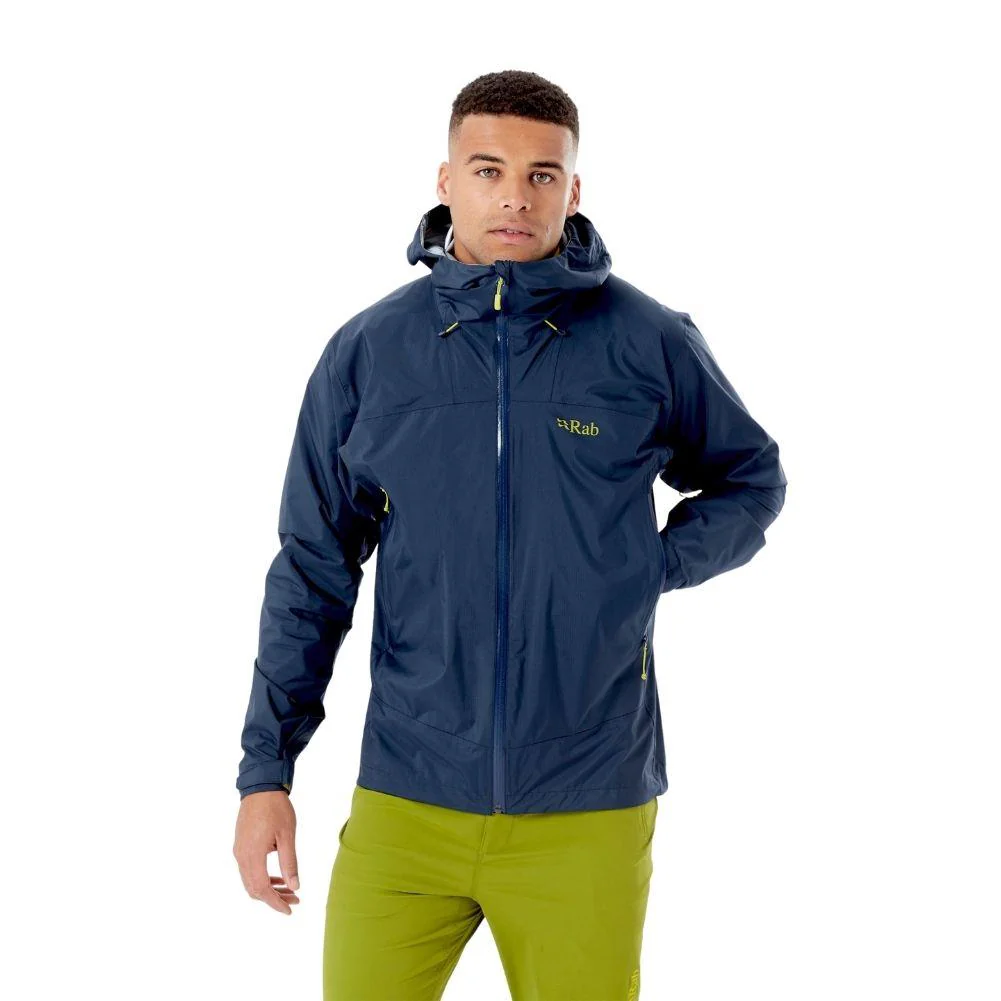 Men's Downpour Plus 2.0 Waterproof Jacket (Deep Ink) - Image 2