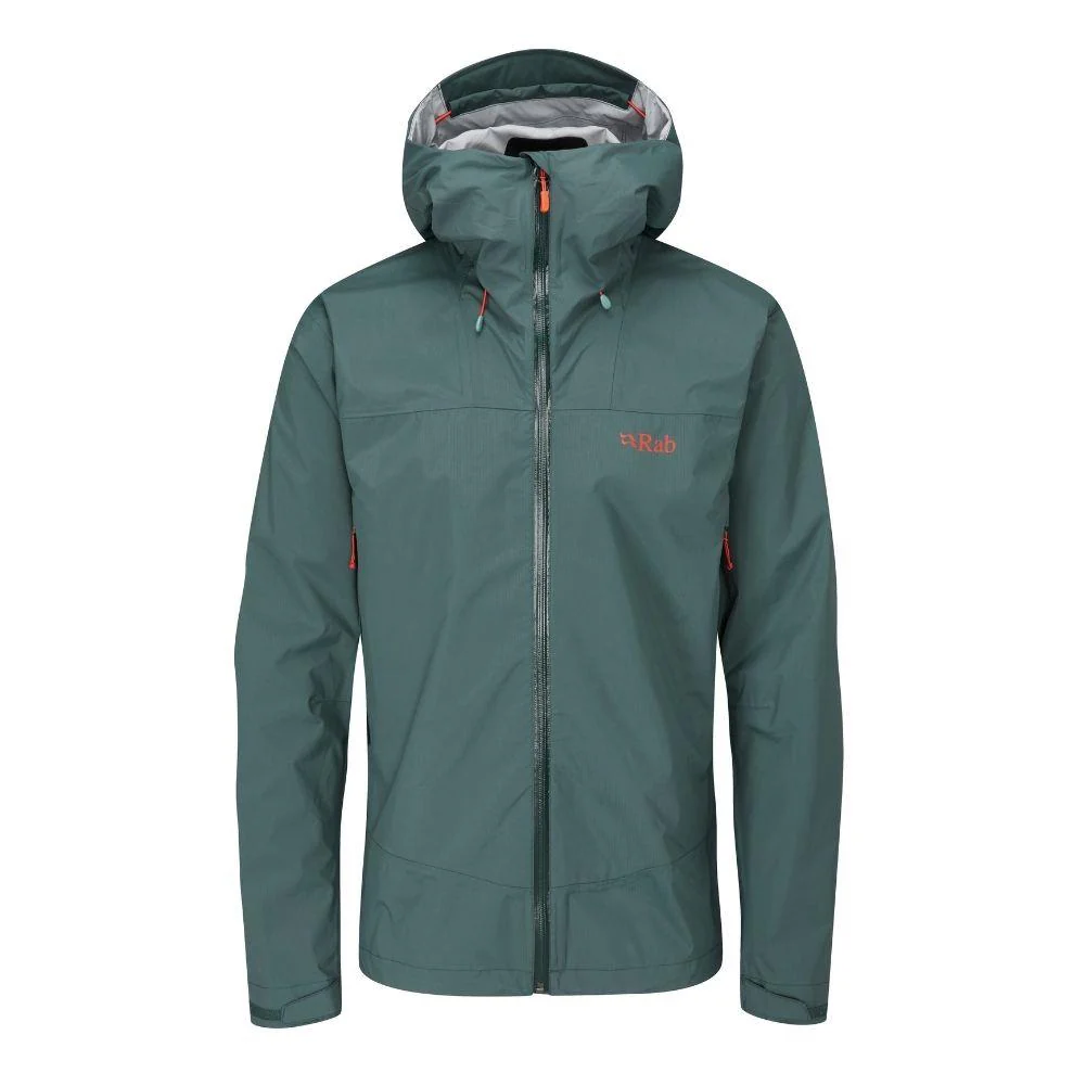 Rab Men's Downpour Plus 2.0 Waterproof Jacket (Pine)