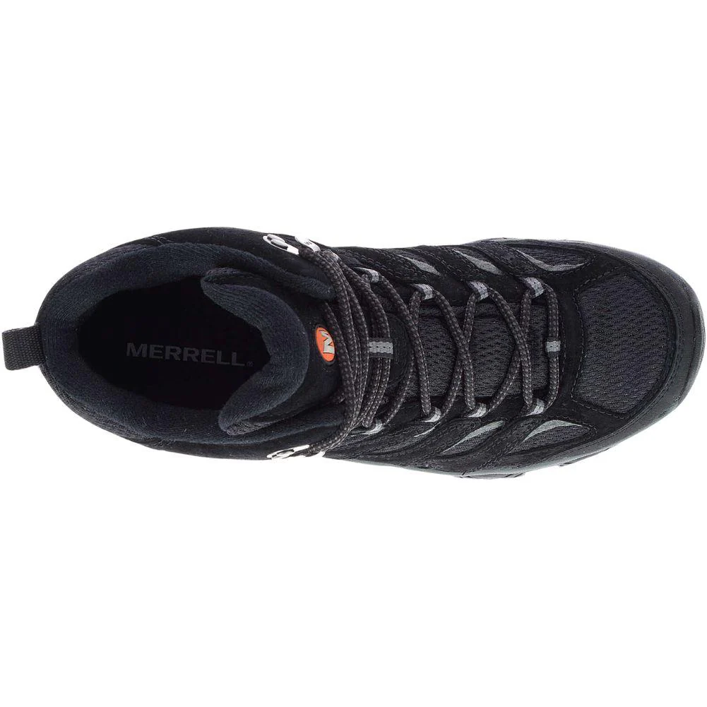 Merrell Men's Moab 3 Mid GORE-TEX Walking Boots (Black/Grey) - Image 3