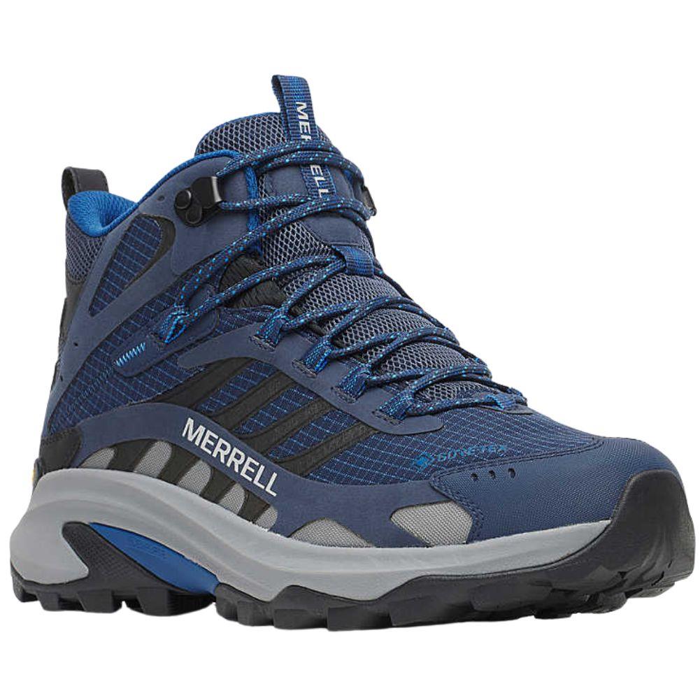 Merrell Men's Moab Speed 2 Mid GORE-TEX Hiking Boots (Navy Night) - Image 2