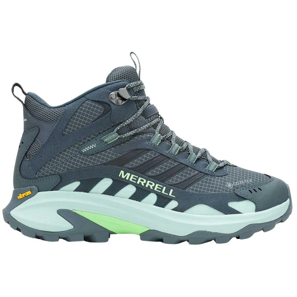 Merrell Men's Moab Speed 2 Mid GORE-TEX Walking Shoes (Slate)