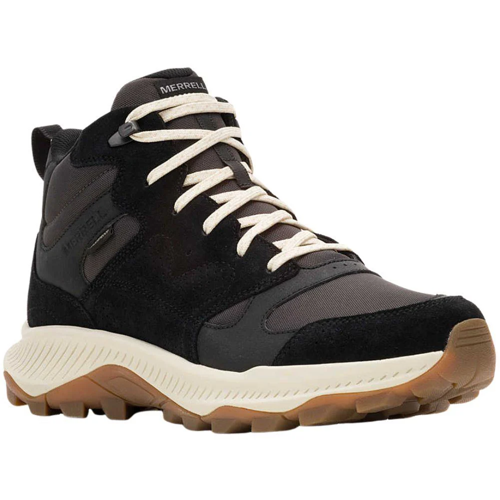 Merrell Men's Tempo Sol Mid Waterproof Walking Shoes (Coal) - Image 2