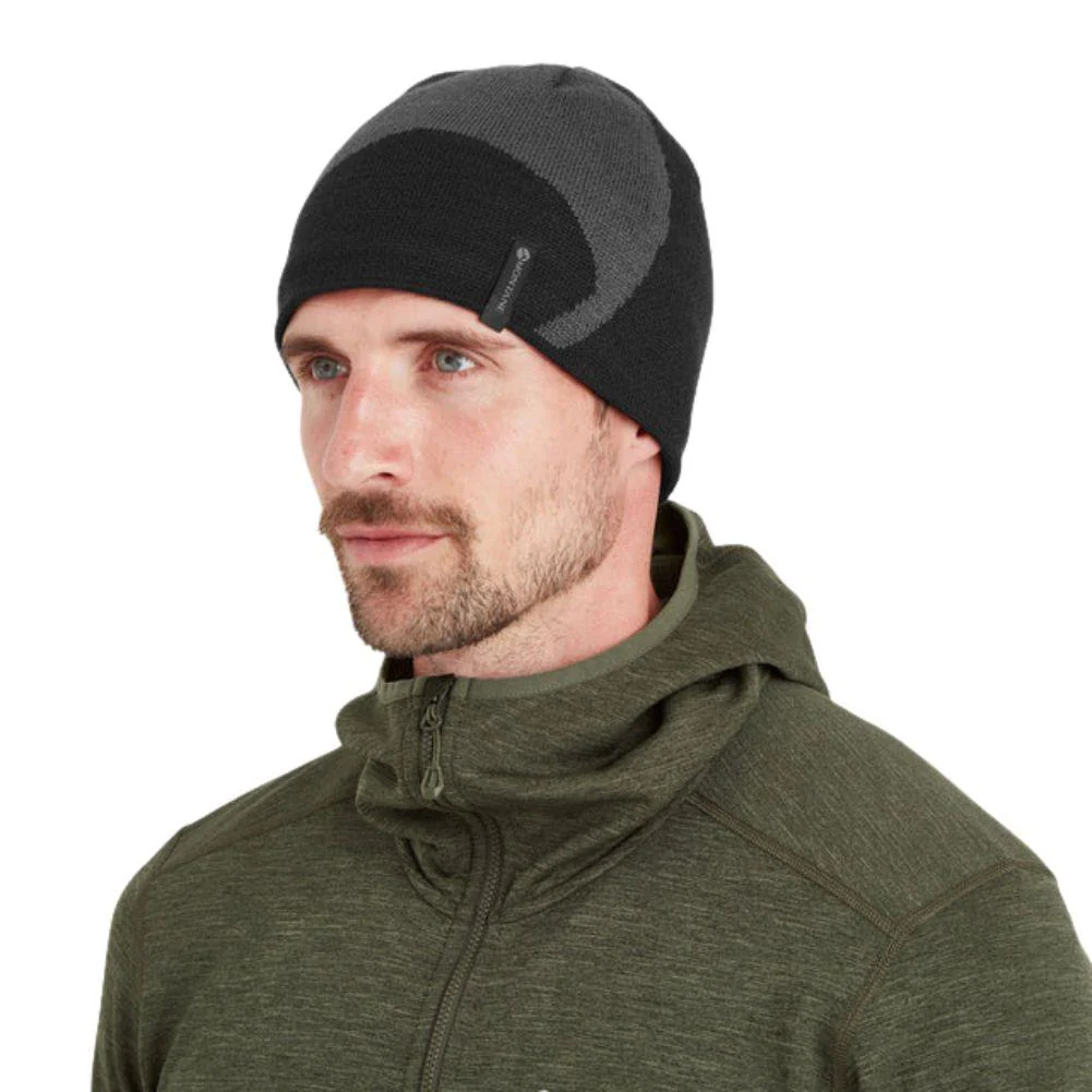 Montane Logo Beanie Hat (Black) - Image 2