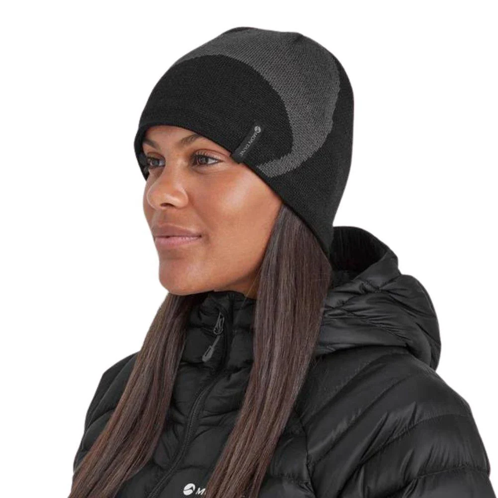 Montane Logo Beanie Hat (Black) - Image 3