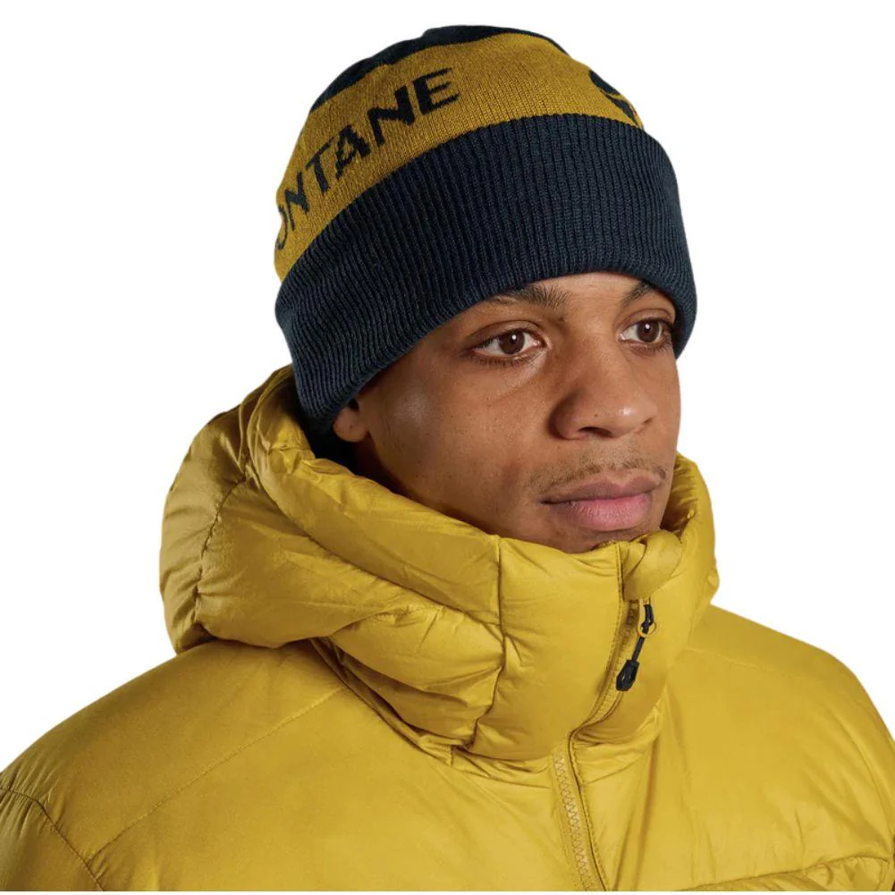 Montane Logo Cuffed Beanie Hat (Eclipse Blue) - Image 2