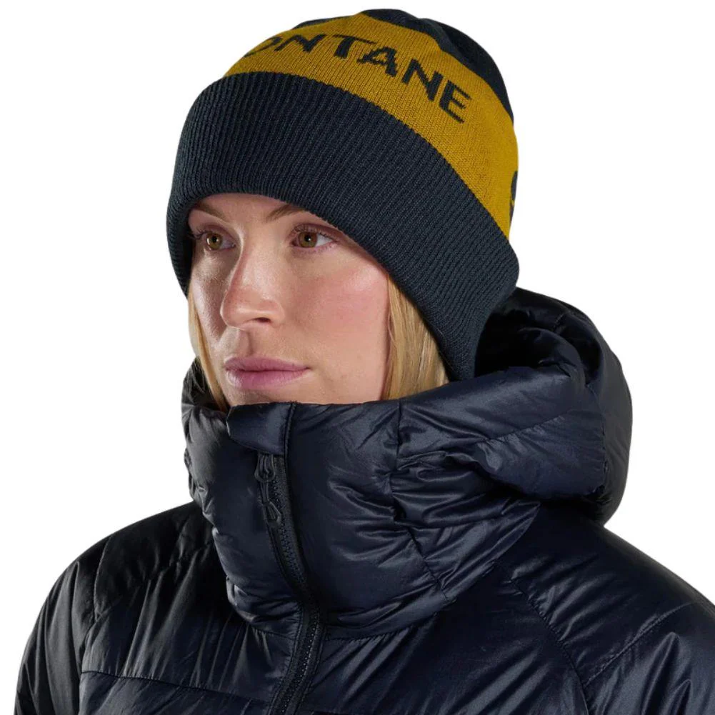 Montane Logo Cuffed Beanie Hat (Eclipse Blue) - Image 3