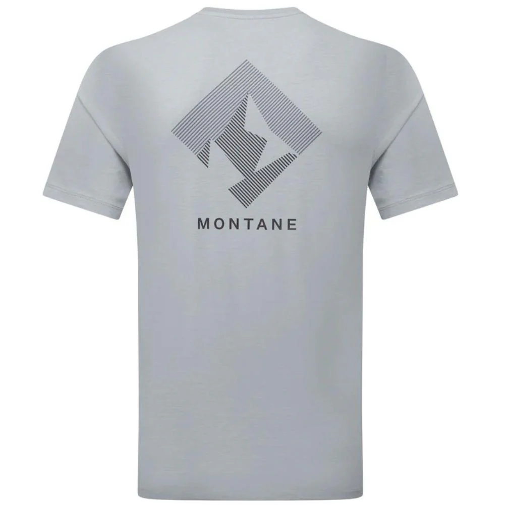Montane Men's Alhena Mountain 25 T-Shirt (Pebble Blue) - Image 3