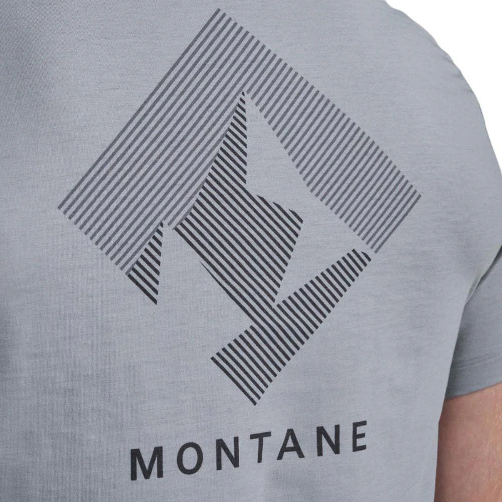 Montane Men's Alhena Mountain 25 T-Shirt (Pebble Blue) - Image 6