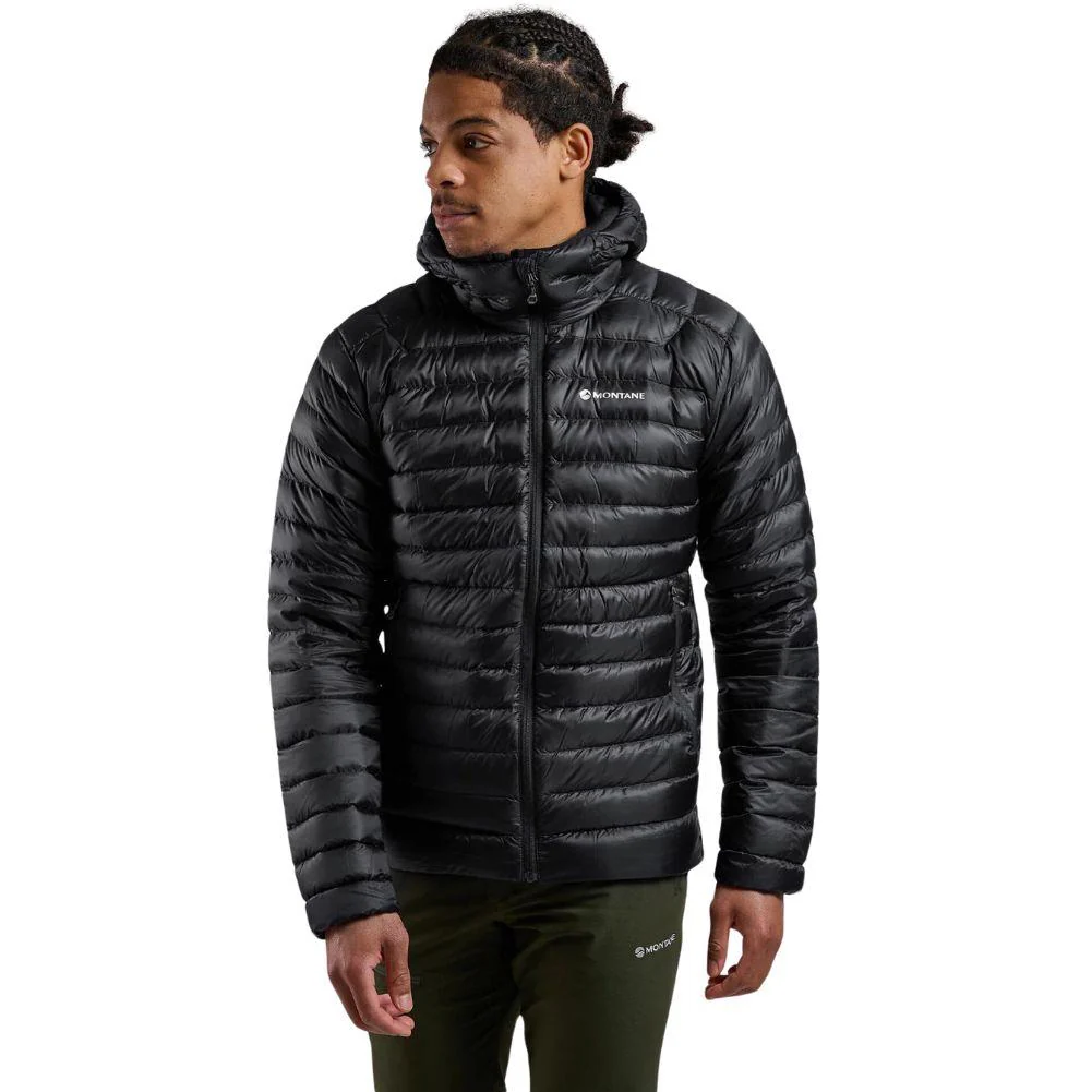 Montane Men's Anti-Freeze Hooded Down Jacket (Black) - Image 3