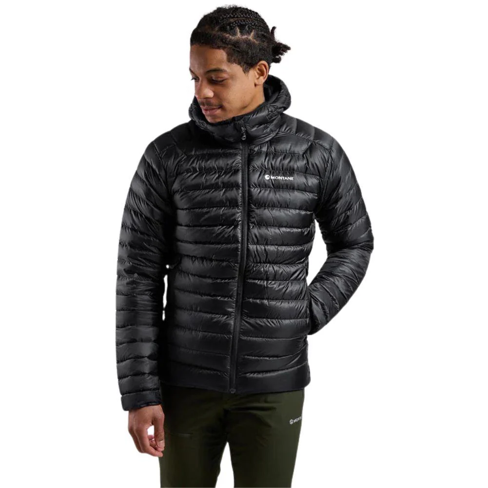 Montane Men's Anti-Freeze Hooded Down Jacket (Black) - Image 4