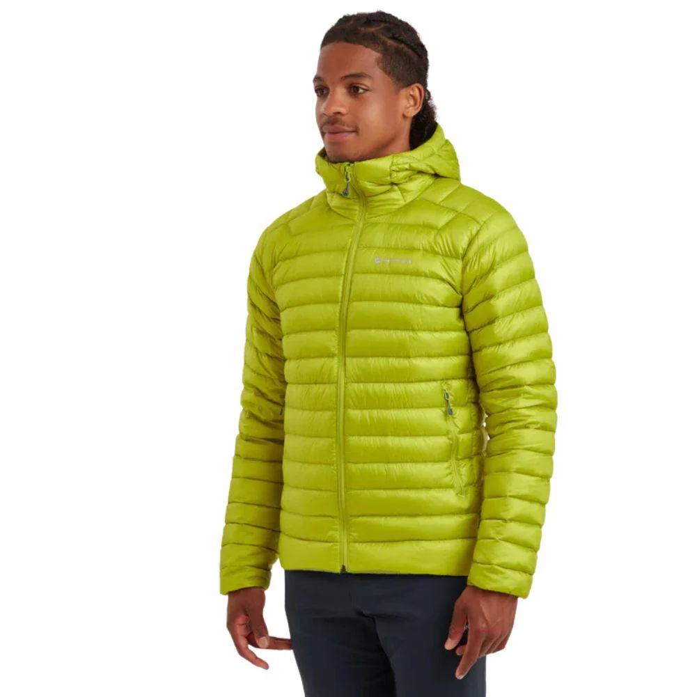 Montane Men's Anti-Freeze Packable Hooded Down Jacket (Citrus Spring) - Image 4