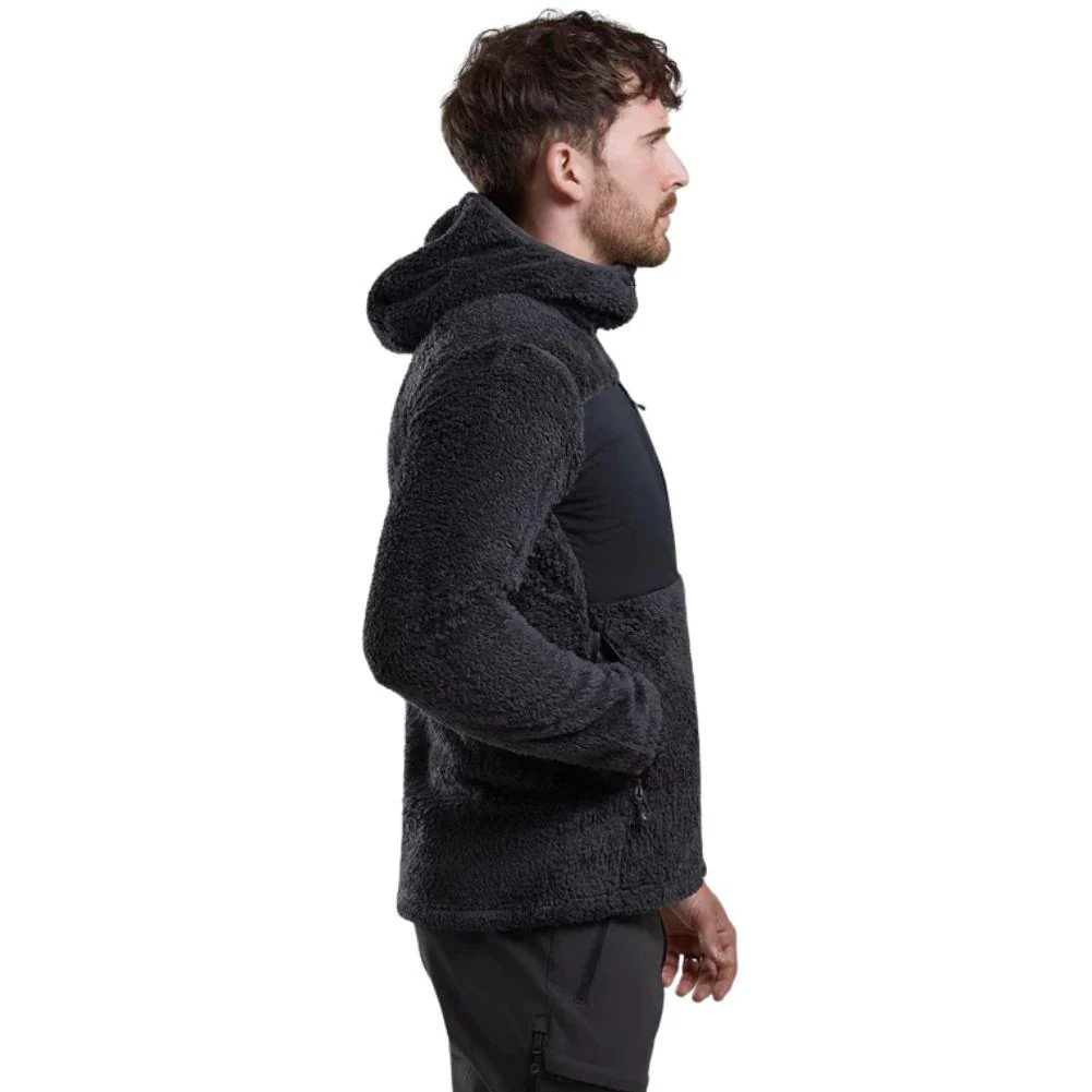 Montane Men's Caldus XT Hooded Fleece Jacket (Midnight Grey) - Image 3