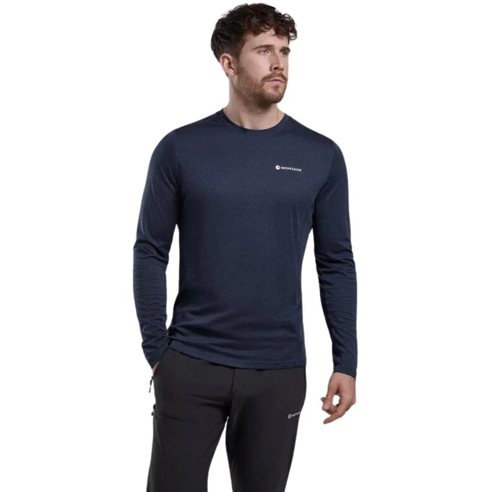Montane Men's Dart Long Sleeve T-Shirt (Eclipse Blue) - Image 2