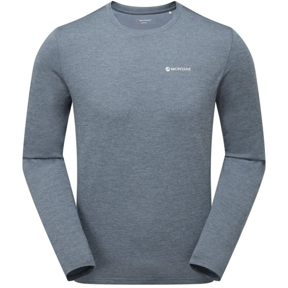 Montane Men's Dart Long Sleeve T-Shirt (Stone Blue)