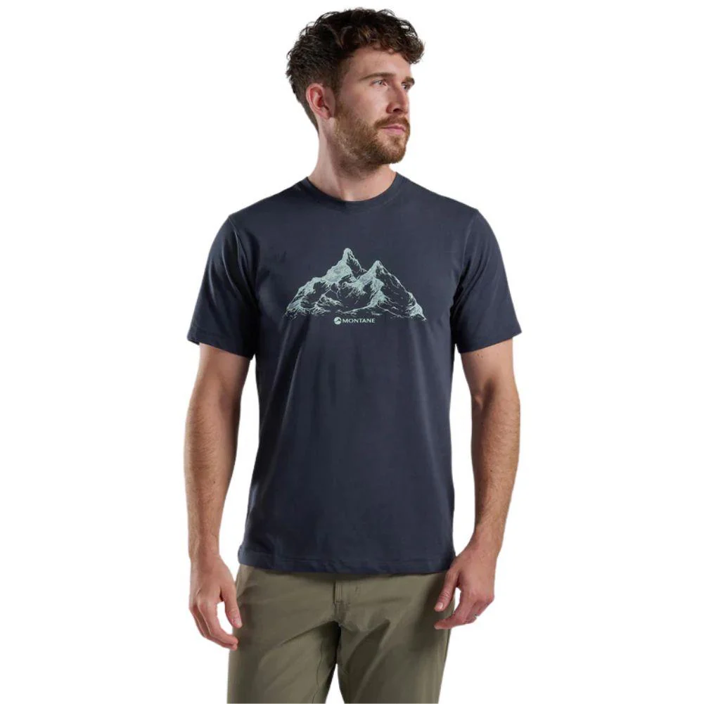 Montane Men's Dual Mountain T-Shirt (Eclipse Blue) - Image 2