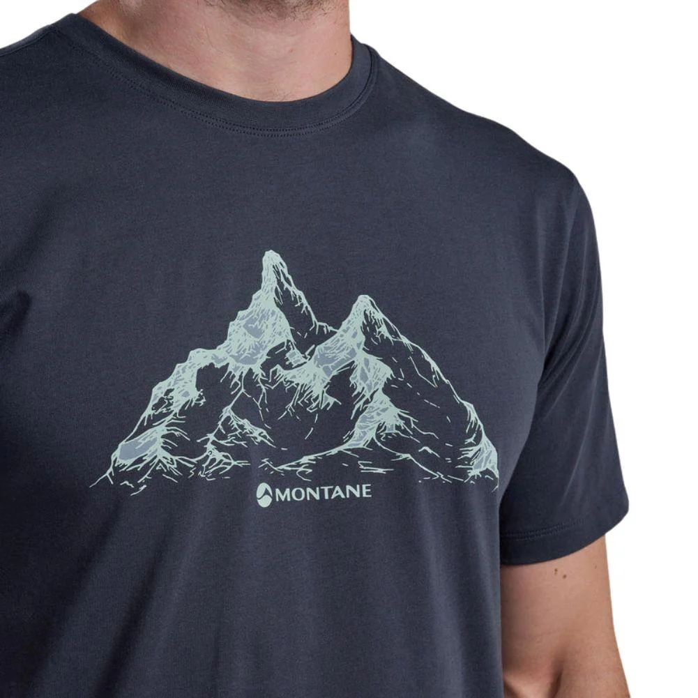 Montane Men's Dual Mountain T-Shirt (Eclipse Blue) - Image 4
