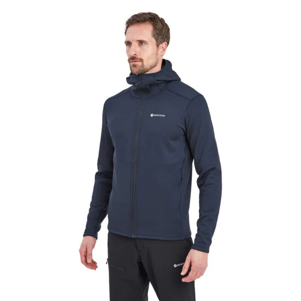 Montane Men's Fury Hooded Fleece Jacket (Eclipse Blue) - Image 5