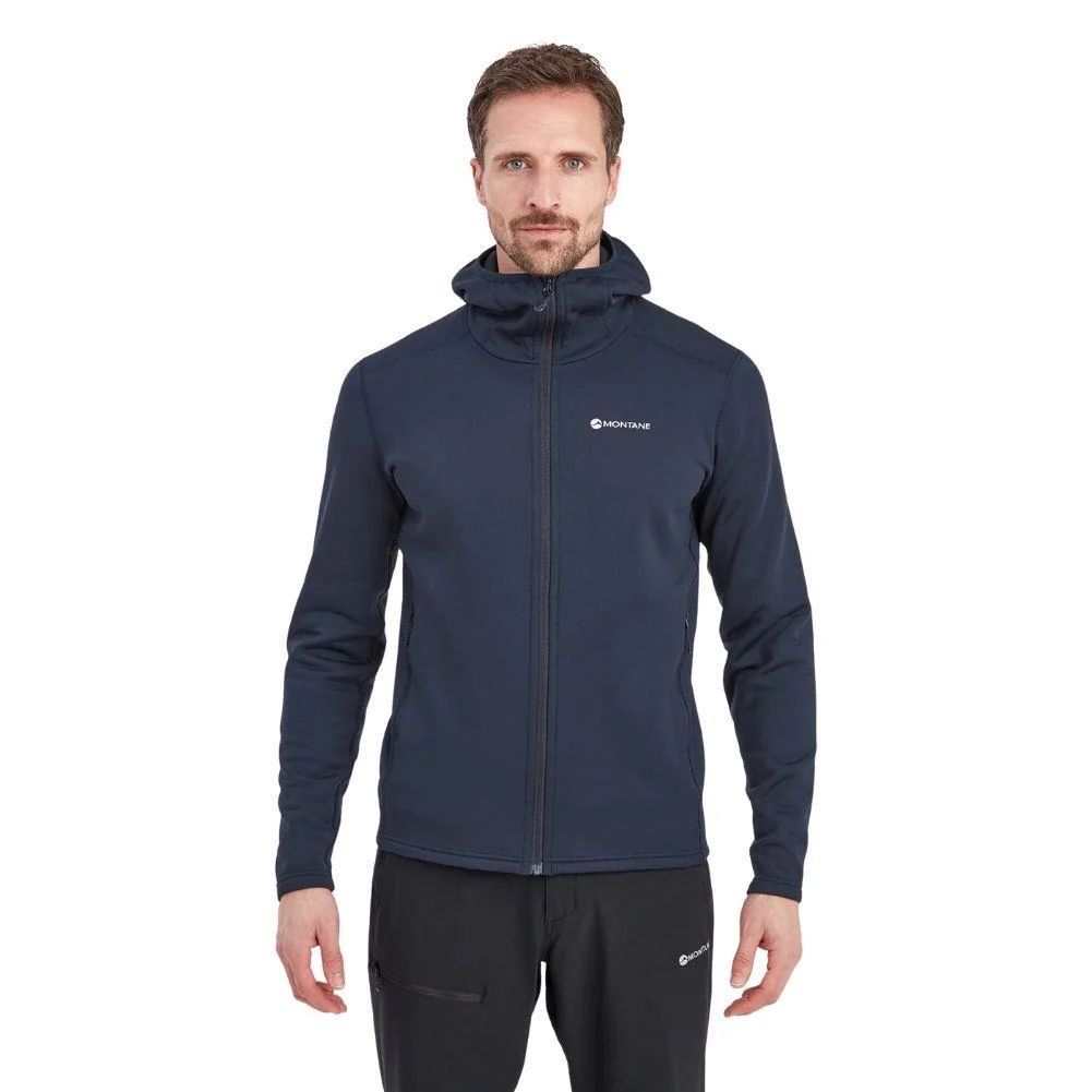 Montane Men's Fury Hooded Fleece Jacket (Eclipse Blue) - Image 7