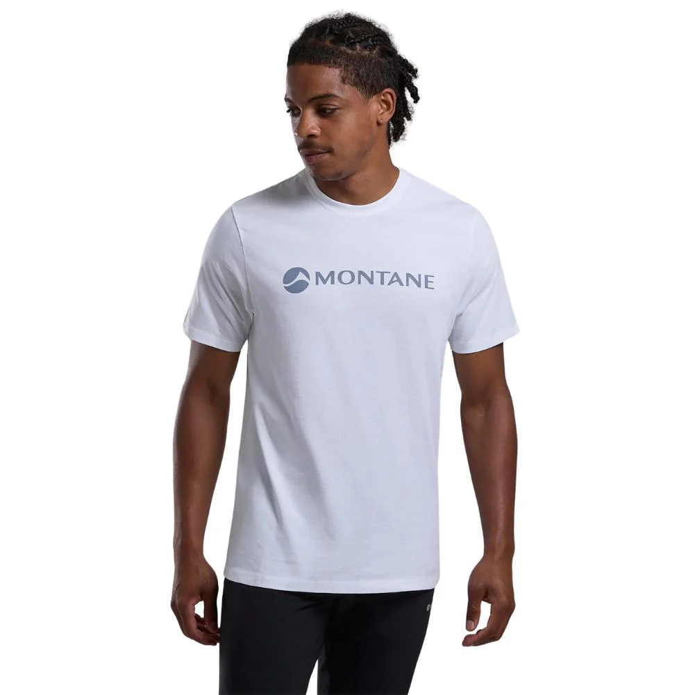 Montane Men's Mono Logo T-Shirt (White) - Image 4