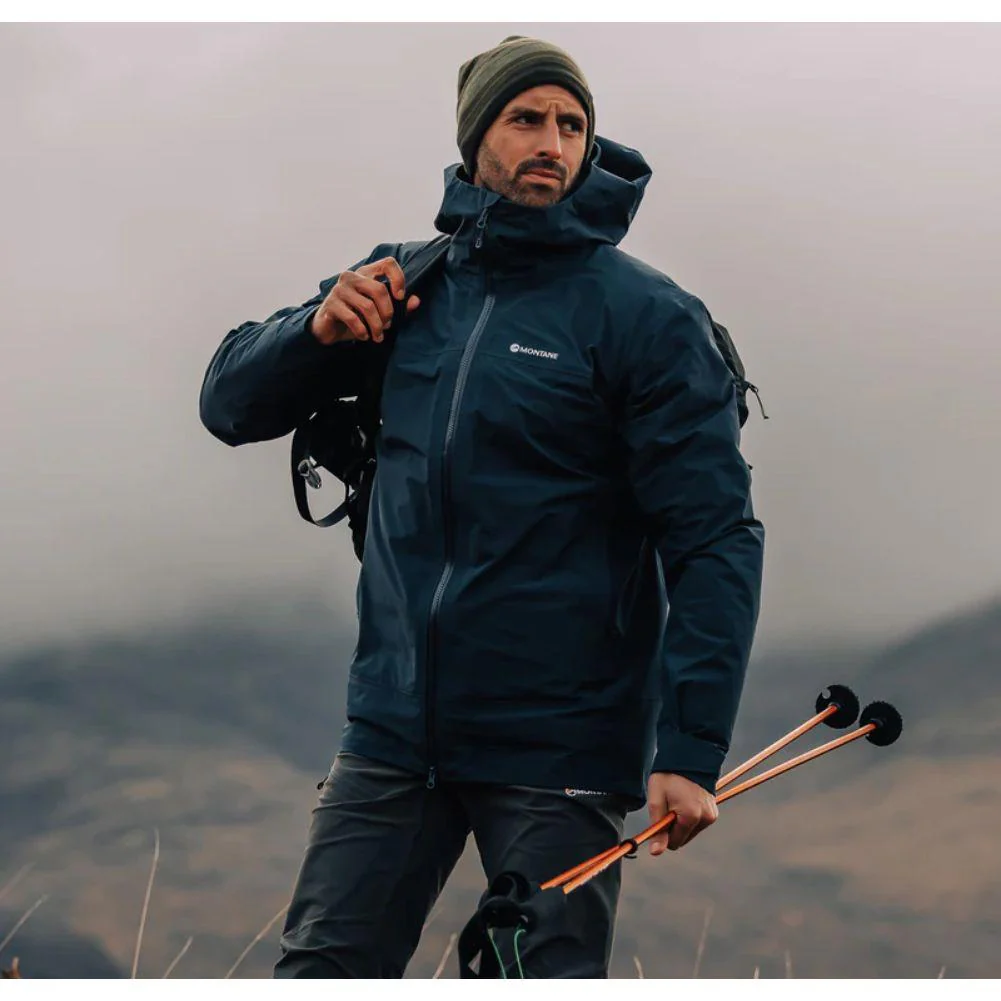 Montane Men's Phase Waterproof Jacket (Eclipse Blue) - Image 8