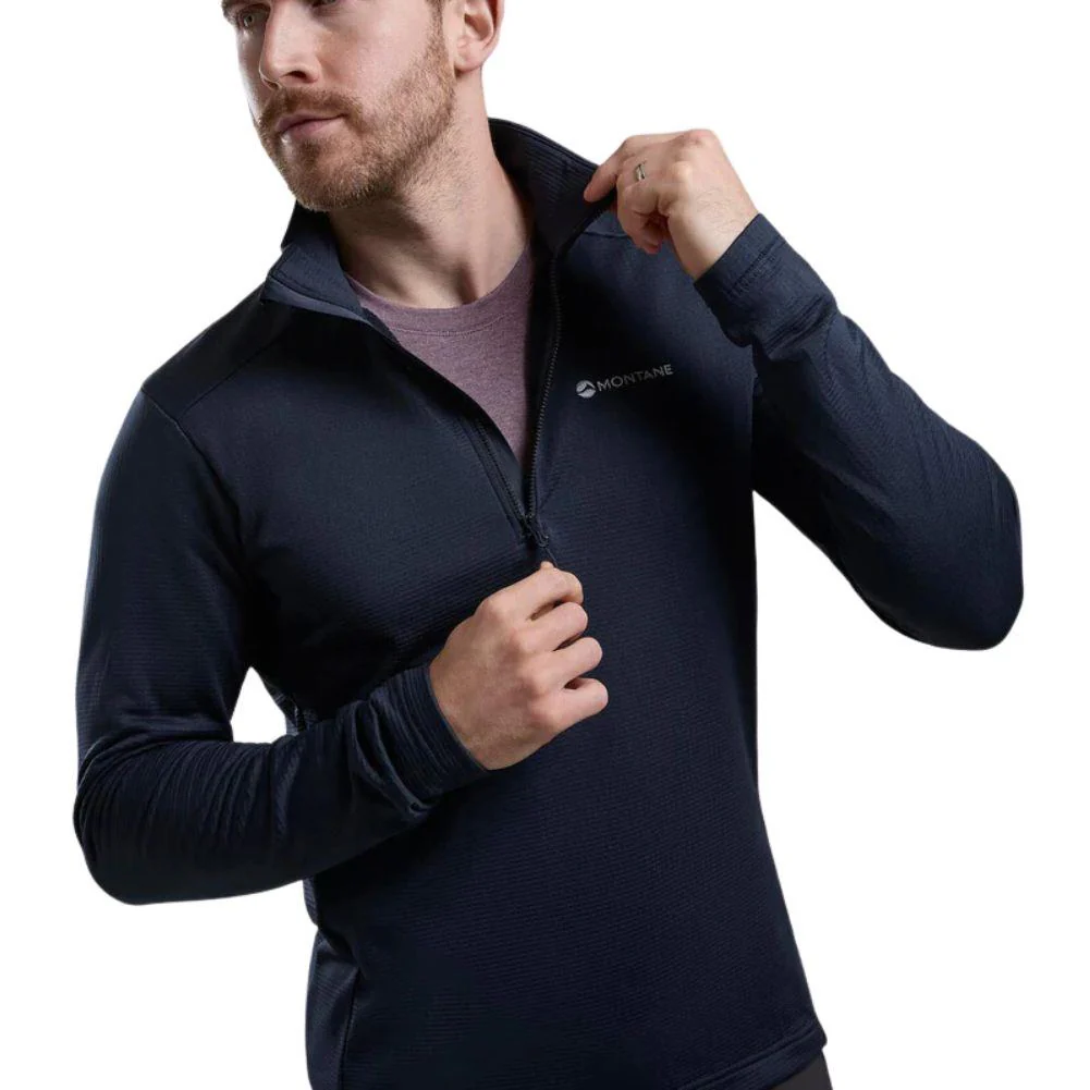 Montane Men's Protium Fleece Pull-On Jacket (Eclipse Blue) - Image 4