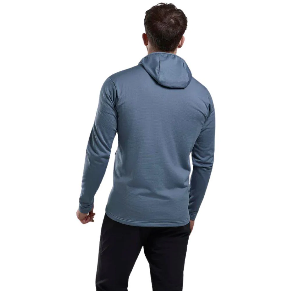 Montane Men's Protium Hooded Fleece Jacket (Stone Blue) - Image 4