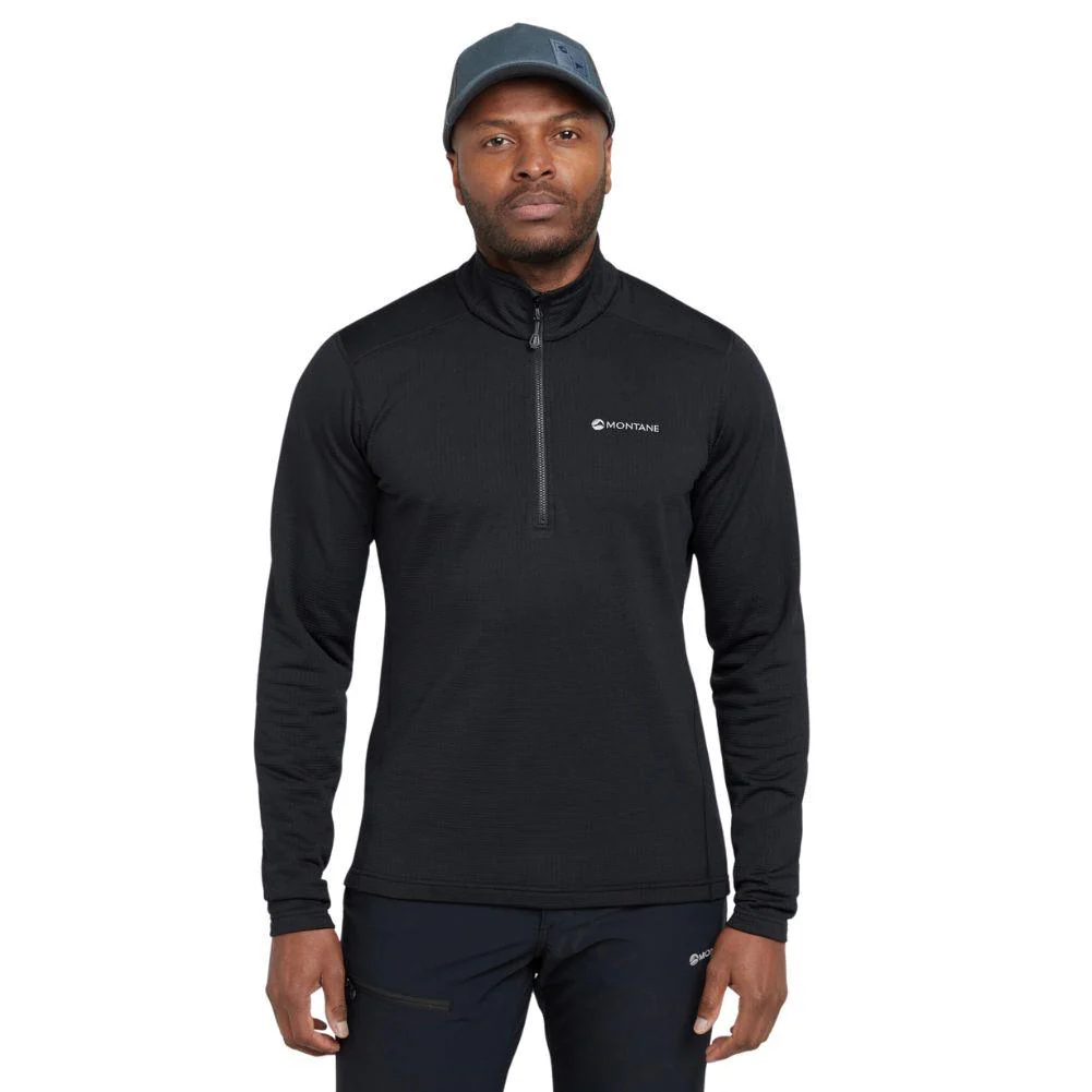 Montane Men's Protium Pull On Fleece (Black) - Image 2
