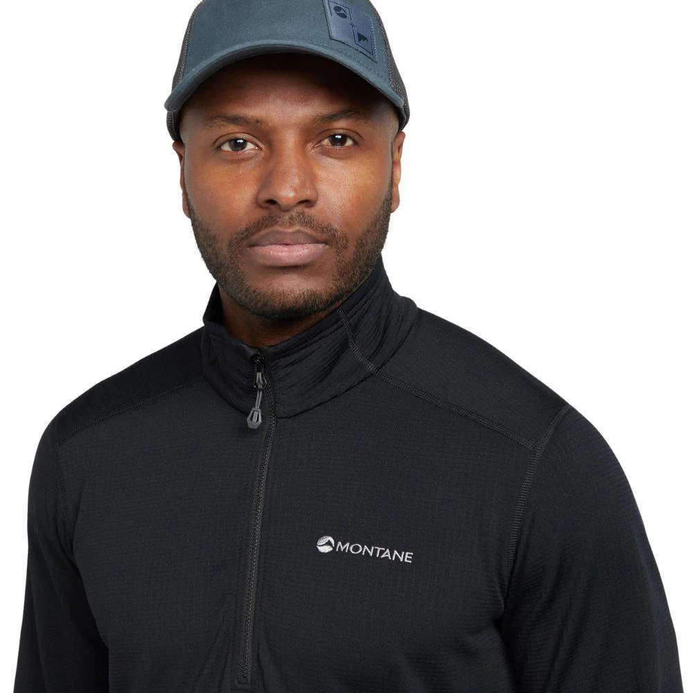 Montane Men's Protium Pull On Fleece (Black) - Image 6