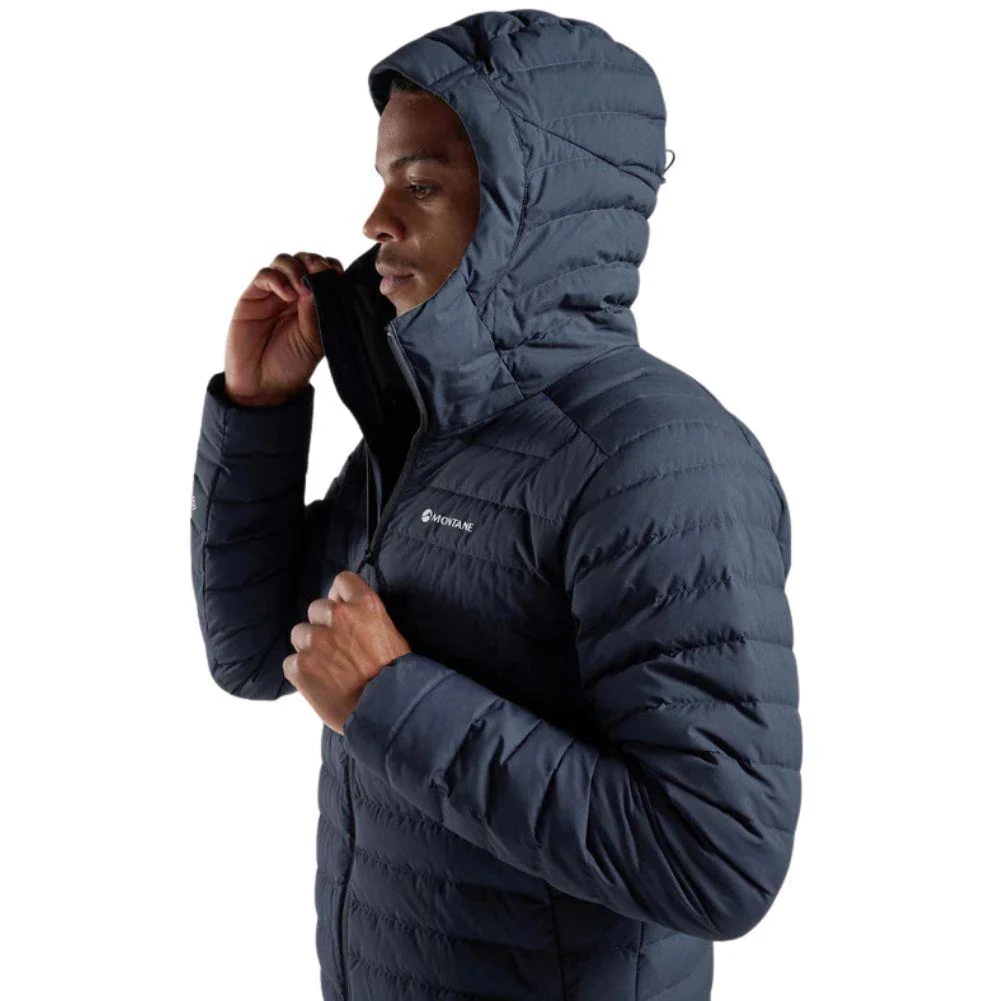 Montane Men's Resolve Hooded Down Jacket (Eclipse Blue) - Image 3