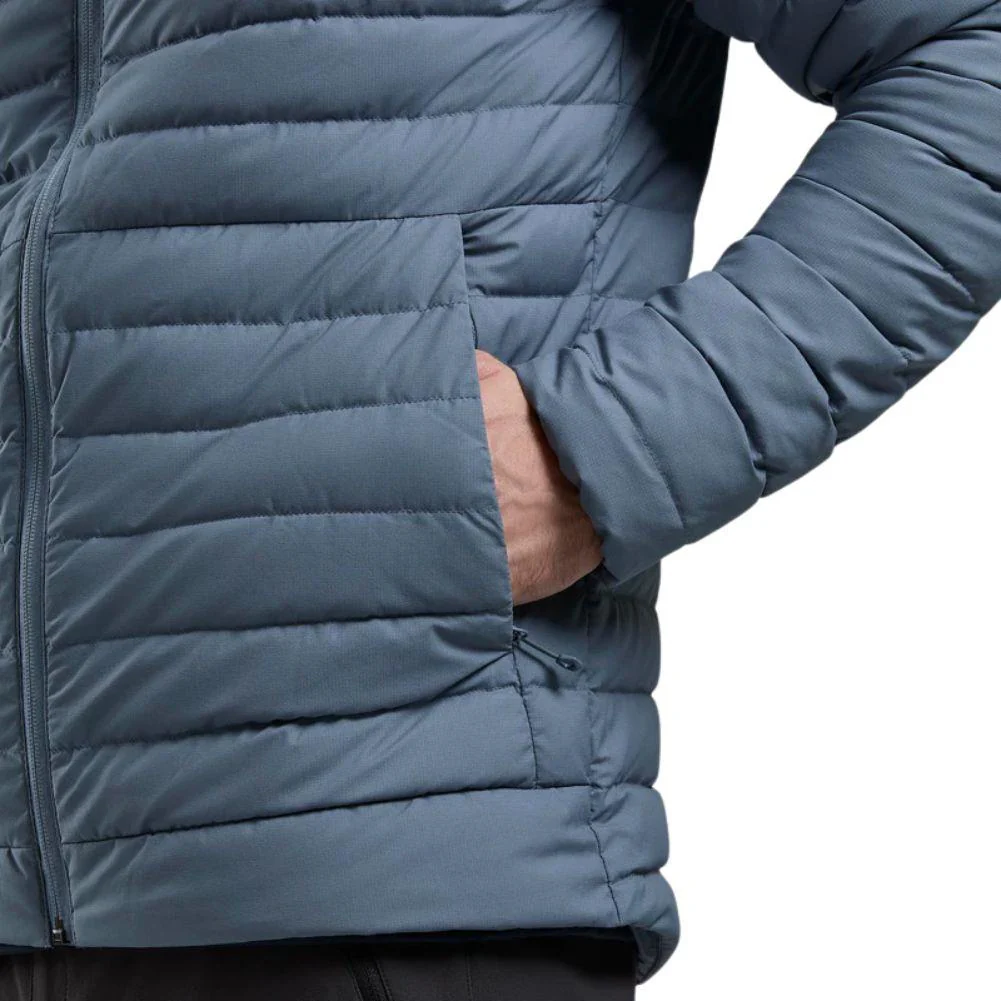 Montane Men's Resolve Hooded Down Jacket (Stone Blue) - Image 6