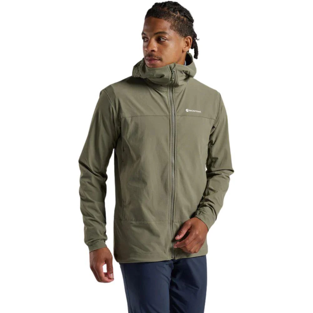 Montane Men's Tenacity Hooded Softshell Jacket (Caper) - Image 2